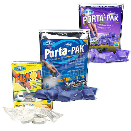 포타팩 용변분해제 캠핑카 변기약 카라반 PORTA-PAK 블루 라벤더 엘레몬 아쿠아팩 포터팩 똥약