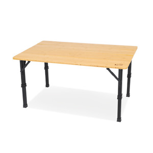 [스노우라인] 대나무테이블 캠핑 원목 사이드테이블 우드 접이식 테이블